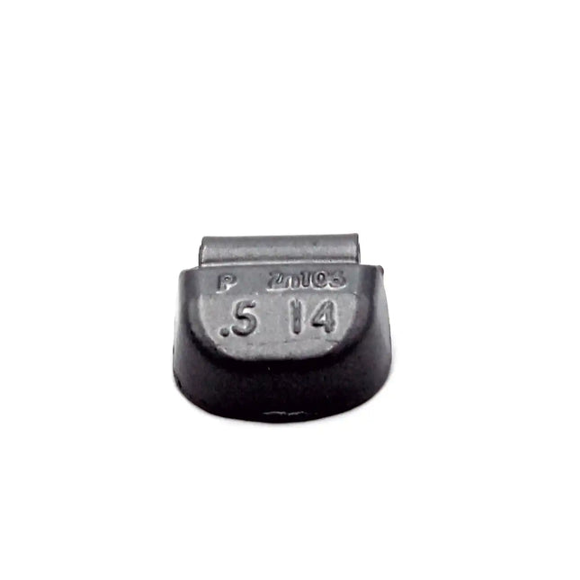 A2Z-ZN-P-0.50 - P Profile 0.50 oz Zinc Clip‑on Wheel Weights - Box of 100 - A2Z Tire Supplies