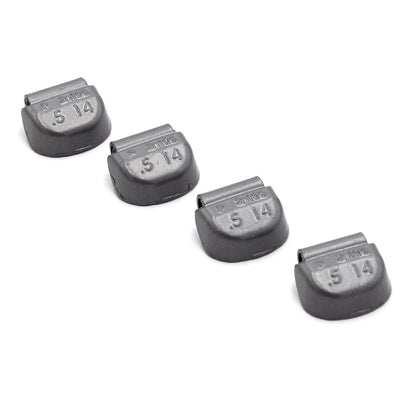 P Series 0.50-oz Rust-Proof Epoxy Coated Zinc Hammer-On Wheel Weights - Box of 100 - a2ztiresupplies