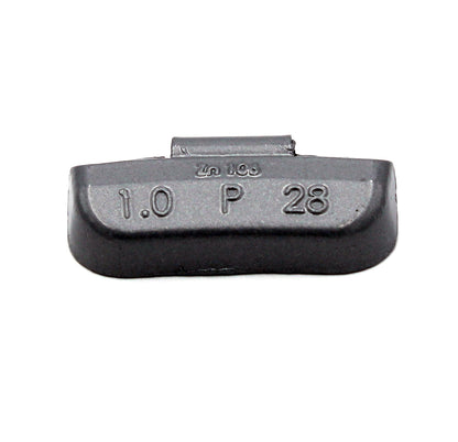 P Series 1.0-oz Rust-Proof Epoxy Coated Zinc Hammer-On Wheel Weights - Box of 100 - a2ztiresupplies