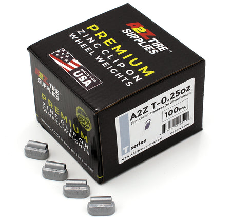 T Series Coated Hammer On ZINC Wheel Weights
