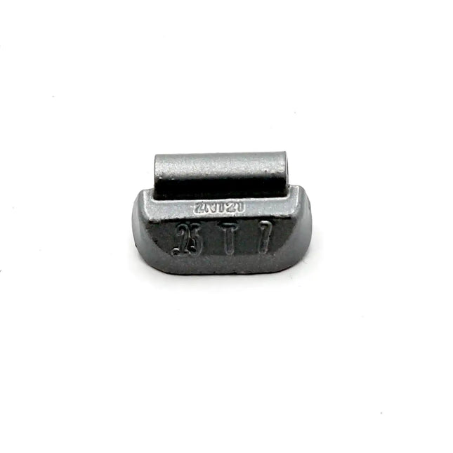 A2Z-ZN-T-0.25 - T Profile 0.25 oz Zinc Clip‑on Wheel Weights - Box of 100 - A2Z Tire Supplies