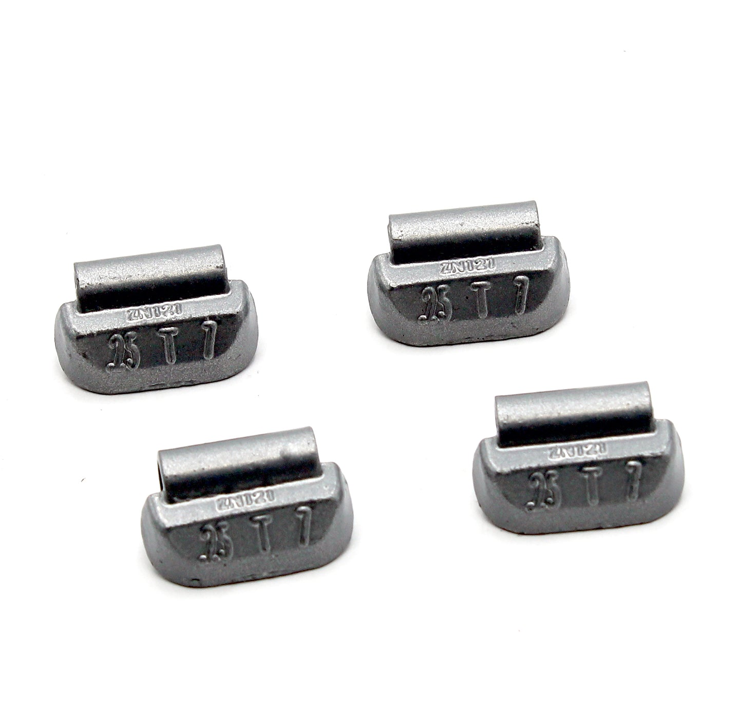T Series 0.25-oz Rust-Proof Epoxy Coated Zinc Hammer-On Wheel Weights - Box of 100 - a2ztiresupplies