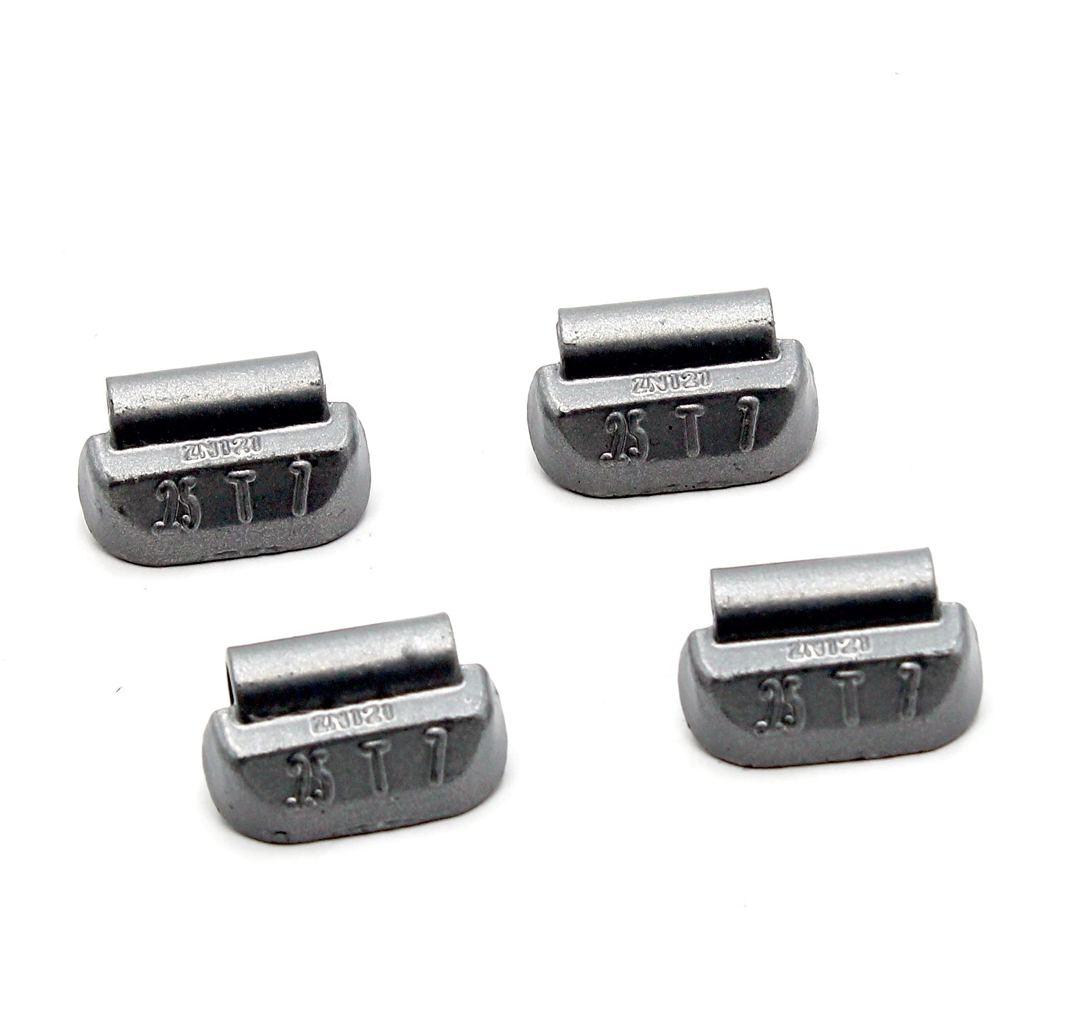T Series 0.25-oz Rust-Proof Epoxy Coated Zinc Hammer-On Wheel Weights - Box of 100 - a2ztiresupplies