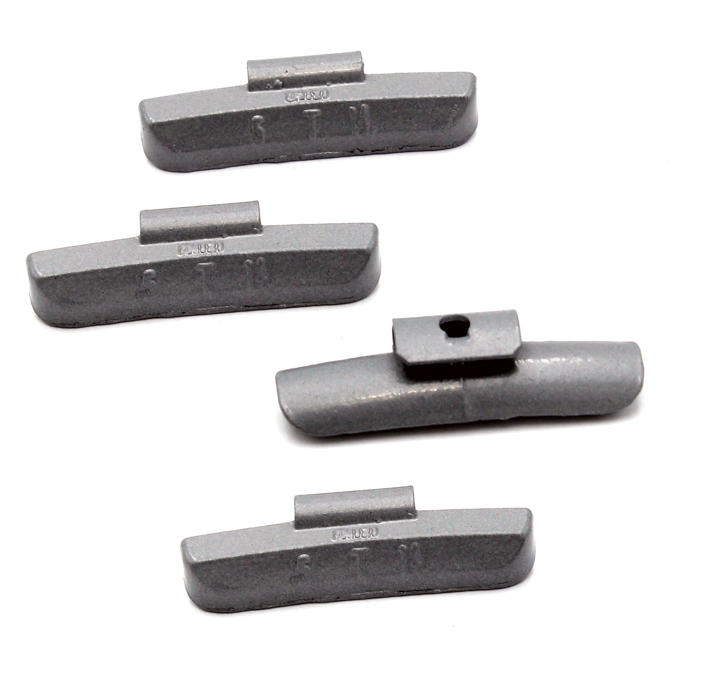 T Series 0.50-oz Rust-Proof Epoxy Coated Zinc Hammer-On Wheel Weights - Box of 100 - a2ztiresupplies
