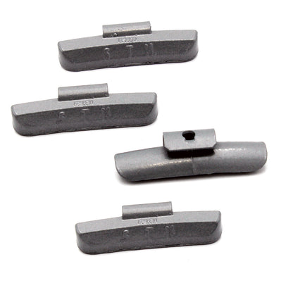 T Series 0.50-oz Rust-Proof Epoxy Coated Zinc Hammer-On Wheel Weights - Box of 100 - a2ztiresupplies