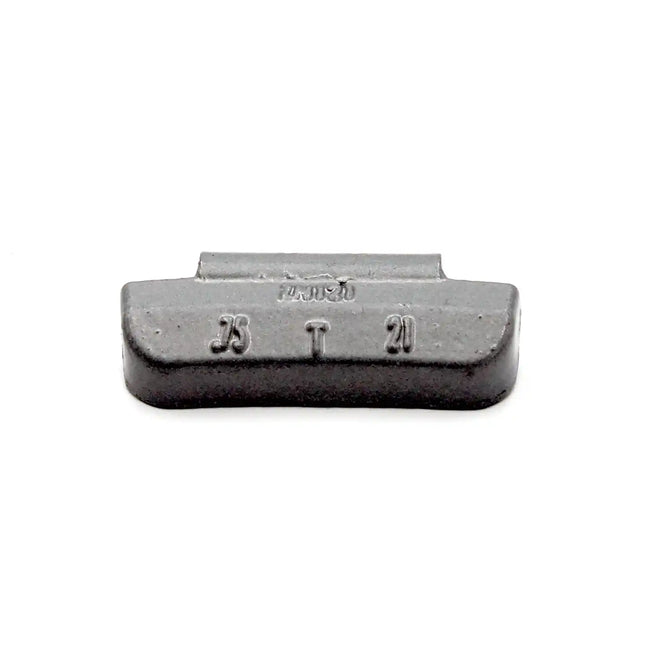 A2Z-ZN-T-0.75 - T Profile 0.75 oz Zinc Clip‑on Wheel Weights - Box of 100 - A2Z Tire Supplies