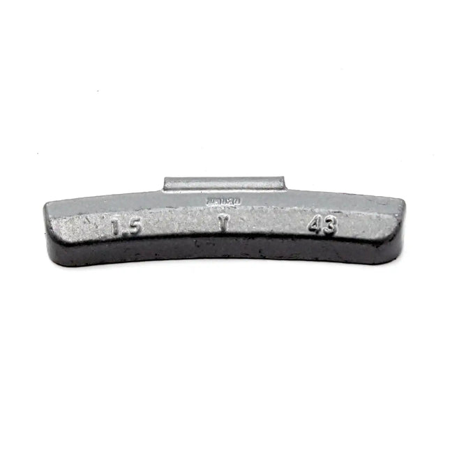 A2Z-ZN-T-1.50 - T Profile 1.50 oz Zinc Clip‑on Wheel Weights - Box of 50 - A2Z Tire Supplies