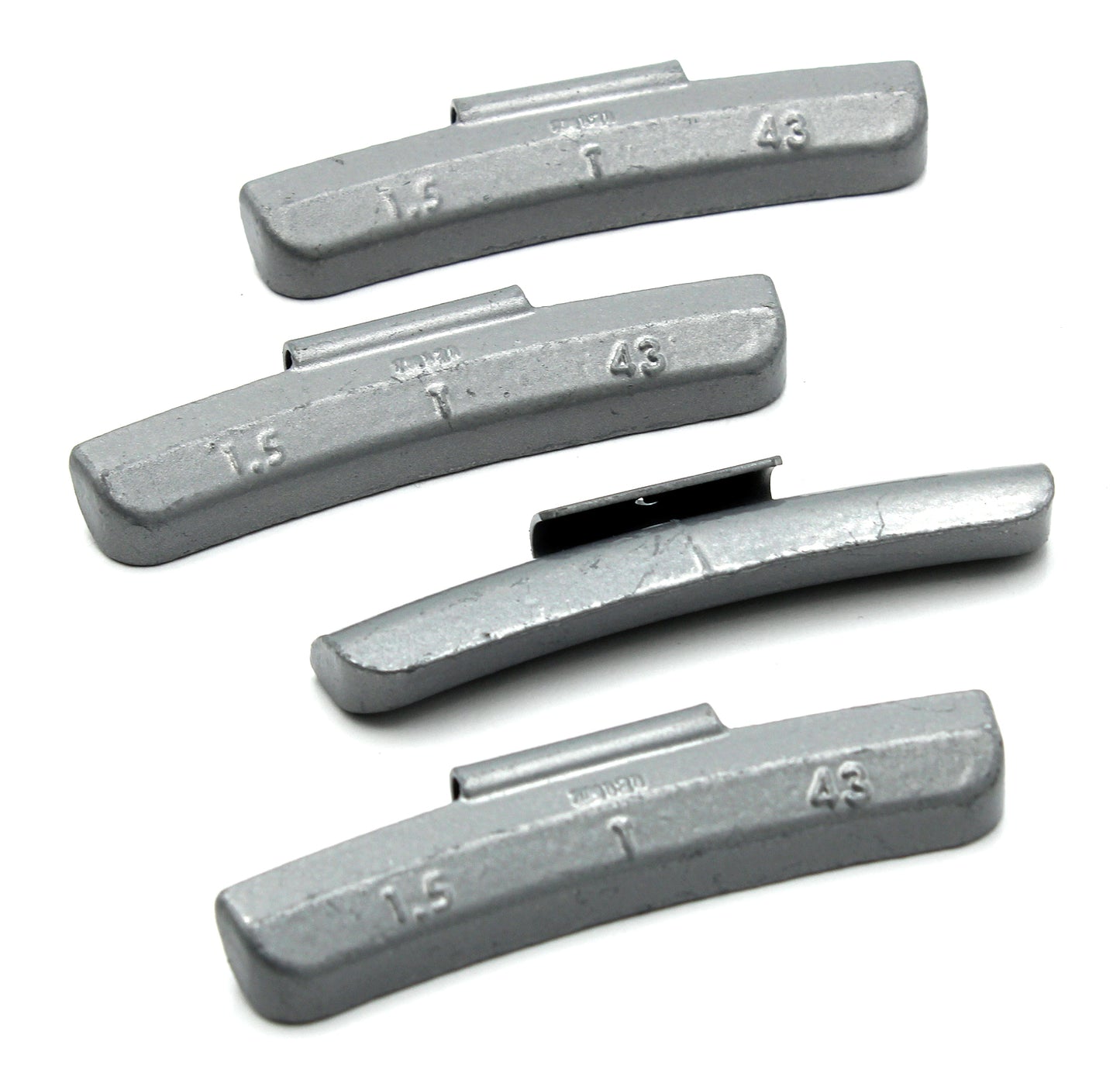 T Series 1.50-oz Rust-Proof Epoxy Coated Zinc Hammer-On Wheel Weights - Box of 50 - a2ztiresupplies