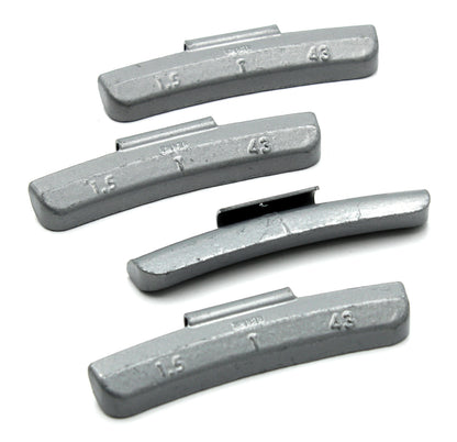 T Series 1.50-oz Rust-Proof Epoxy Coated Zinc Hammer-On Wheel Weights - Box of 50 - a2ztiresupplies