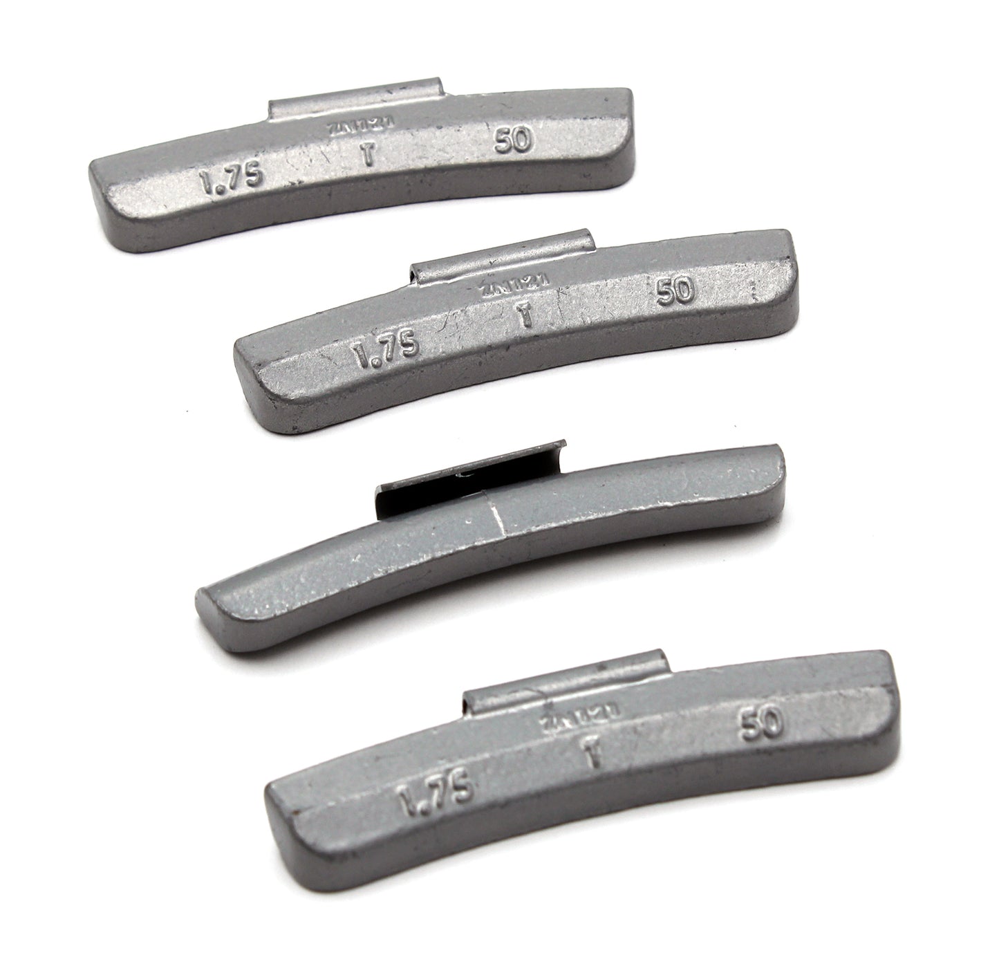 T Series 1.75-oz Rust-Proof Epoxy Coated Zinc Hammer-On Wheel Weights - Box of 50 - a2ztiresupplies