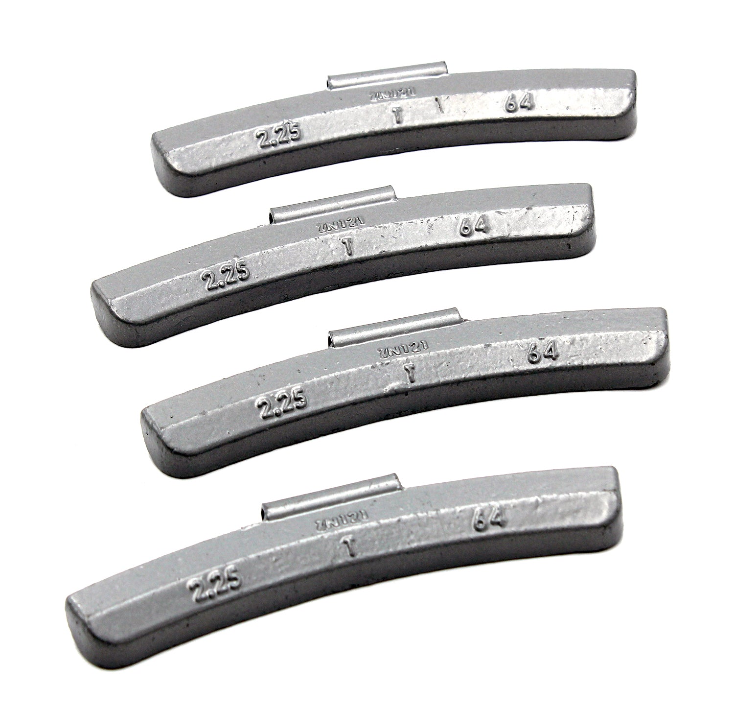 T Series 2.25-oz Rust-Proof Epoxy Coated Zinc Hammer-On Wheel Weights - Box of 25 - a2ztiresupplies