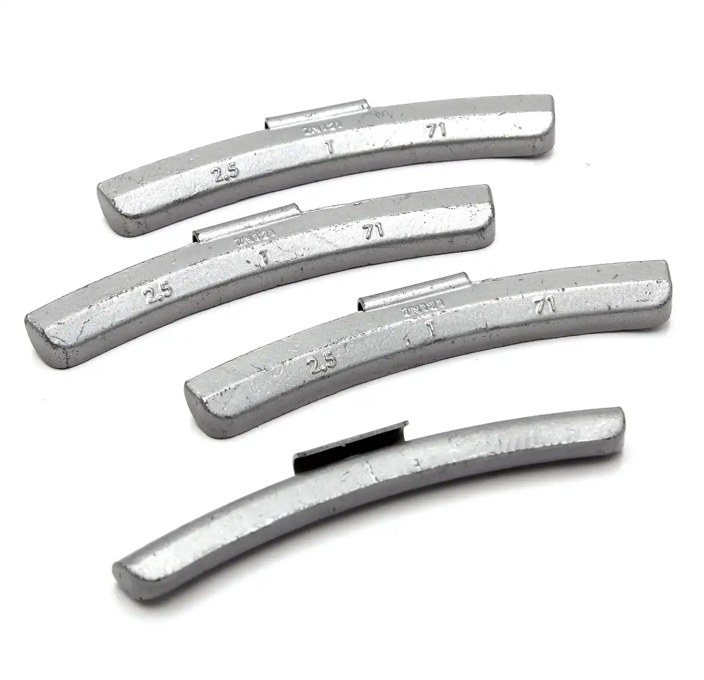 A2Z-ZN-T-2.50 T Series 2.50-oz Rust-Proof Epoxy Coated Zinc Hammer-On Wheel Weights - Box of 25 - A2Z Tire Supplies