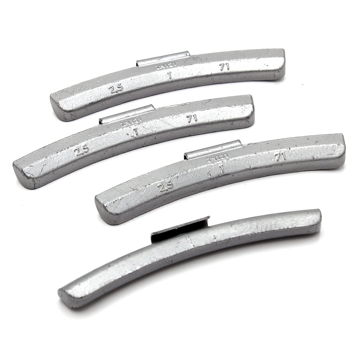 T Series 2.50-oz Rust-Proof Epoxy Coated Zinc Hammer-On Wheel Weights - Box of 25 - a2ztiresupplies