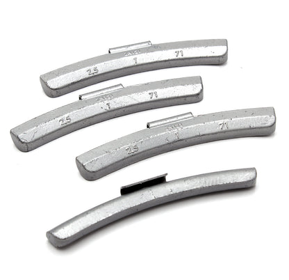 T Series 2.50-oz Rust-Proof Epoxy Coated Zinc Hammer-On Wheel Weights - Box of 25 - a2ztiresupplies