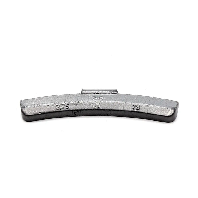 A2Z-ZN-T-2.75 - T Profile 2.75 oz Zinc Clip‑on Wheel Weights - Box of 25 - A2Z Tire Supplies