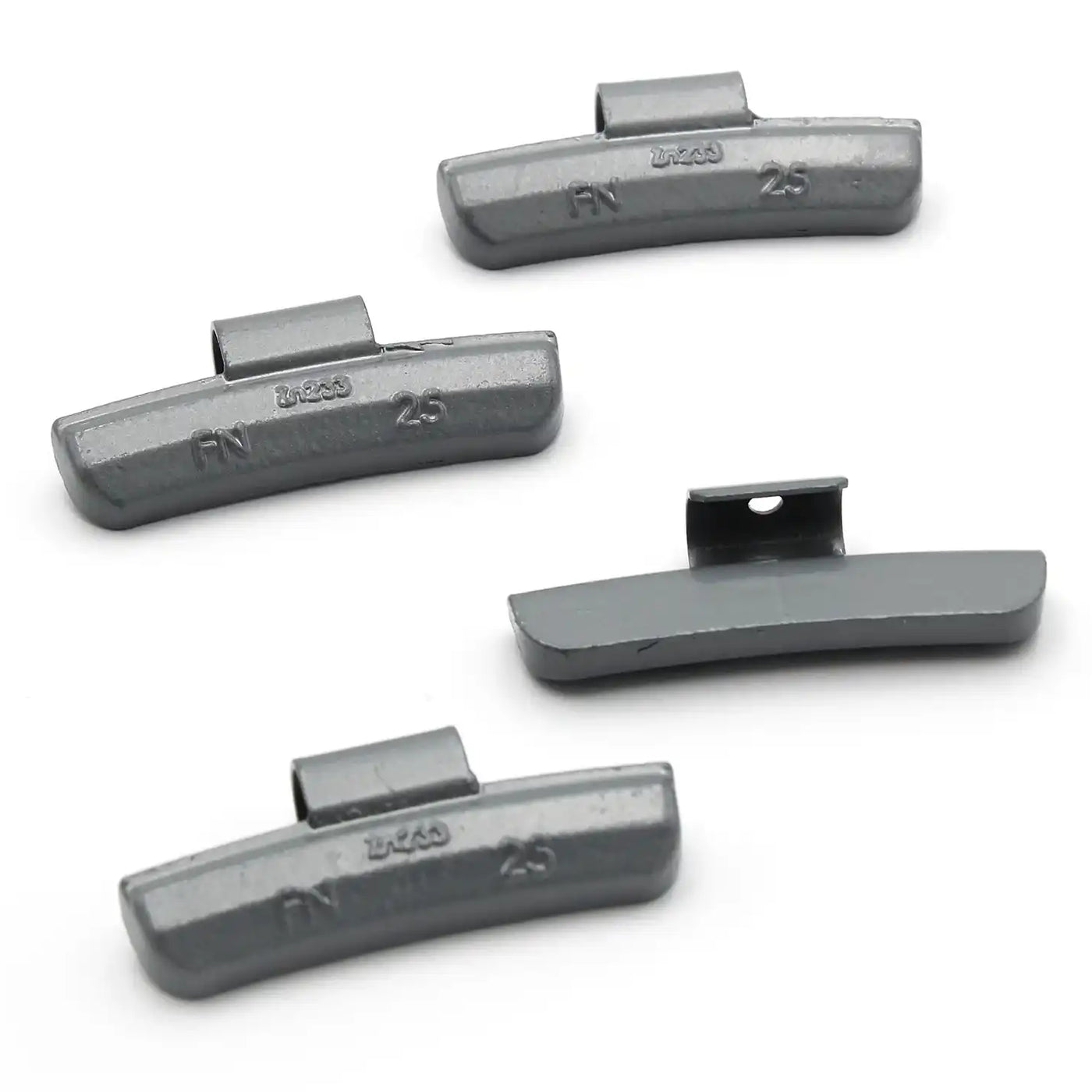 FN 25g Zinc Clip on Wheel Weights for Japanese Alloy Rims 100 PCS, additional view 4