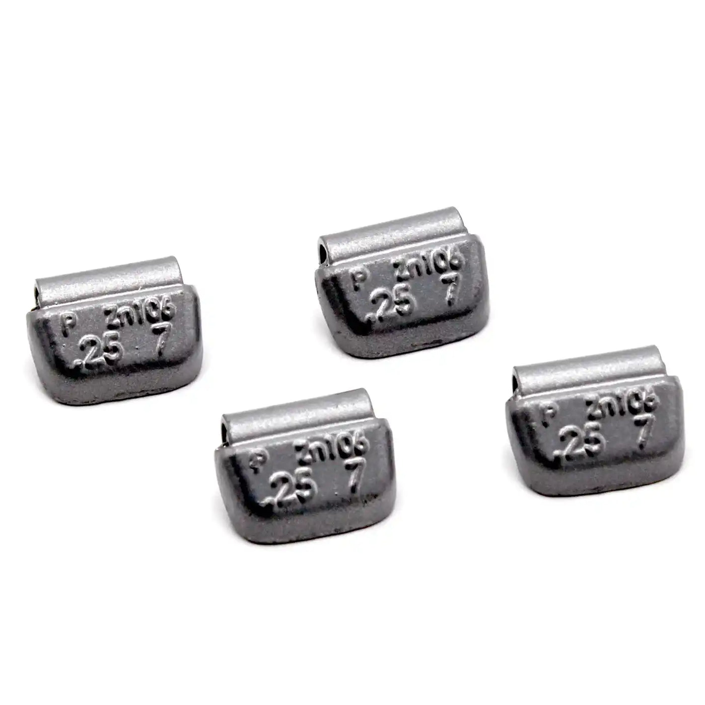 P 0.25oz Zinc Clip on Wheel Weights for Passenger Steel Rims 100 PCS, additional view 4