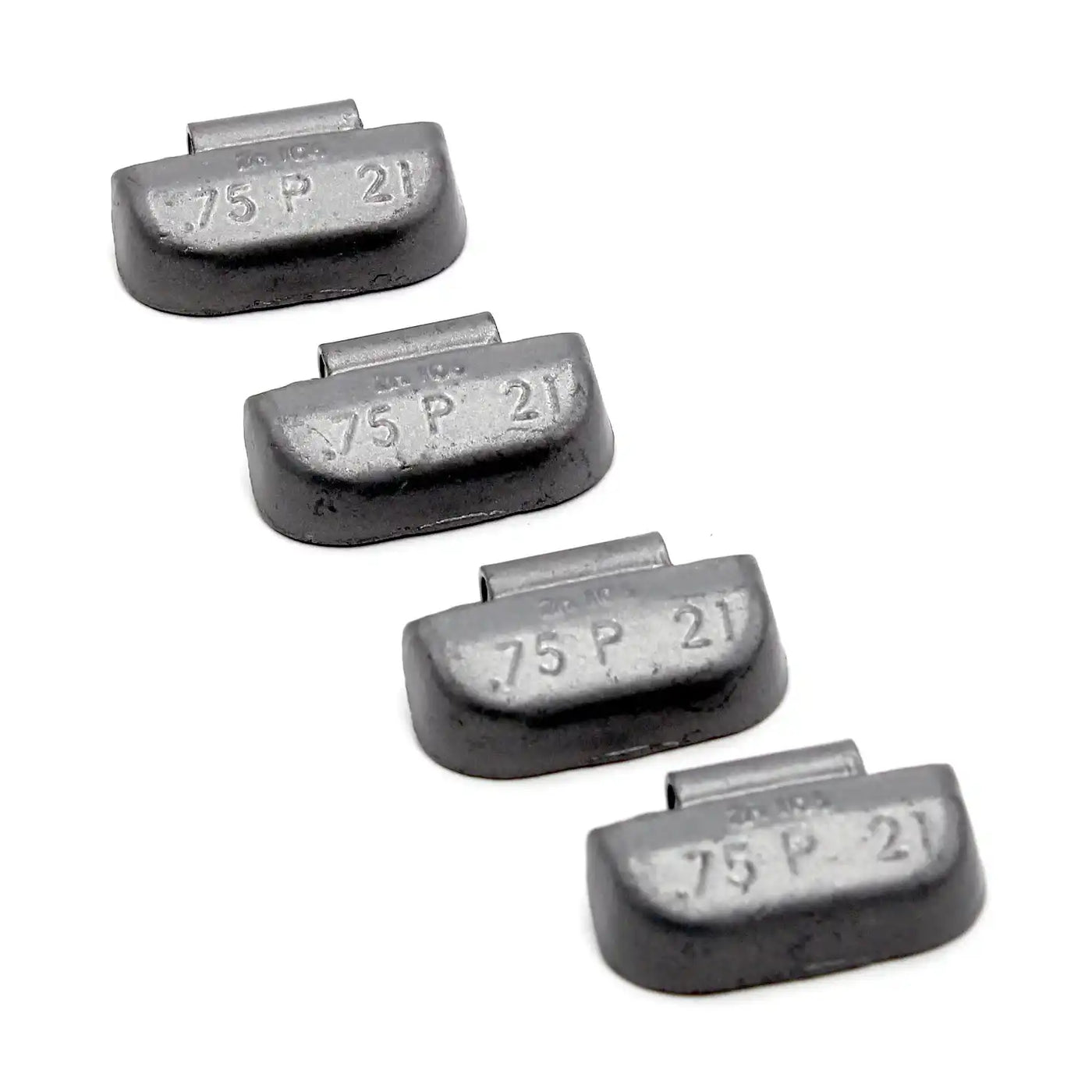 P 0.75oz Zinc Clip on Wheel Weights for Passenger Steel Rims 100 PCS, additional view 4