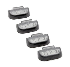 P 0.75oz Zinc Clip on Wheel Weights for Passenger Steel Rims 100 PCS, additional view 4