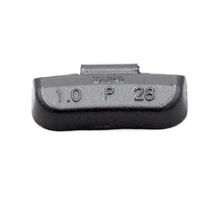 P 1.0oz Zinc Clip on Wheel Weights for Passenger Steel Rims 100 PCS, alternate view