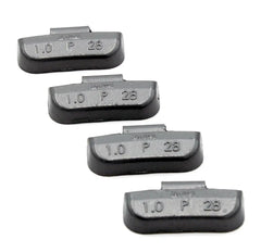 P 1.0oz Zinc Clip on Wheel Weights for Passenger Steel Rims 100 PCS, additional view 4