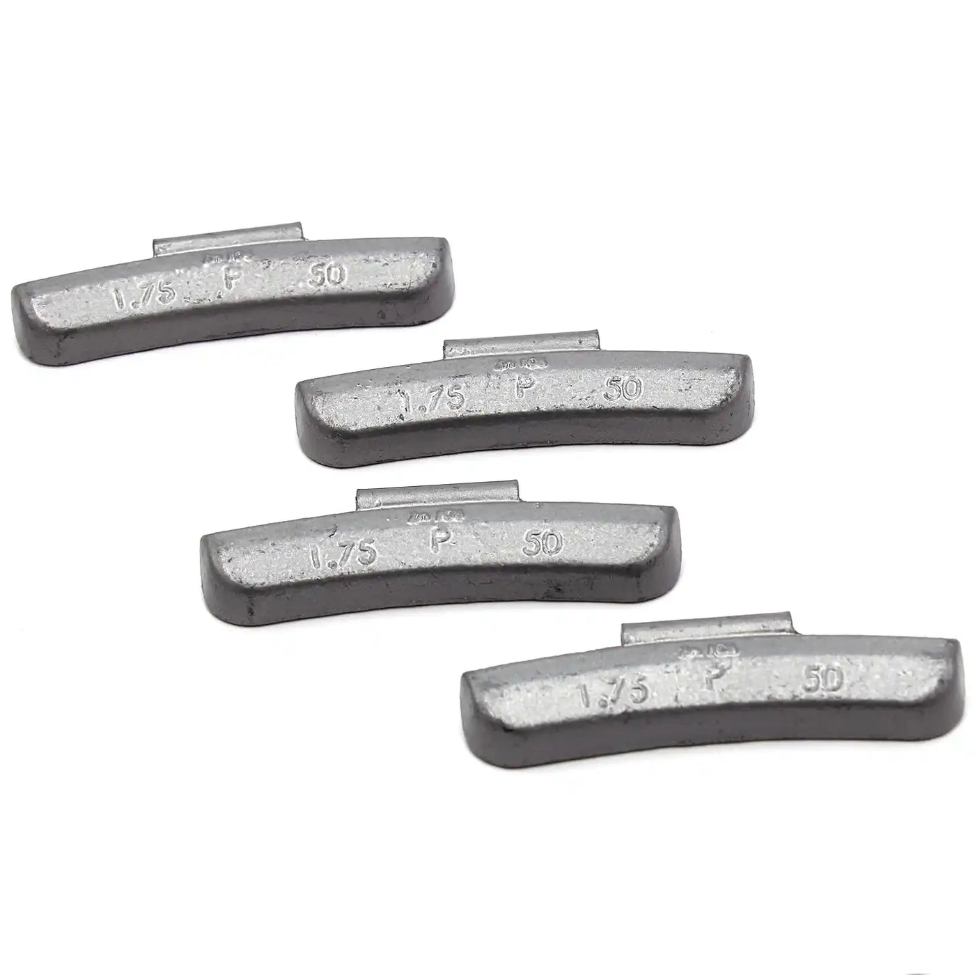 P 1.75oz Zinc Clip on Wheel Weights for Passenger Steel Rims 50 PCS, additional view 4