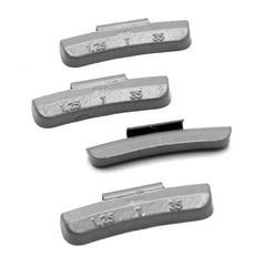 T 1.25oz Zinc Clip on Wheel Weights for SUV Light Truck Steel Rims 50 PCS, additional view 4