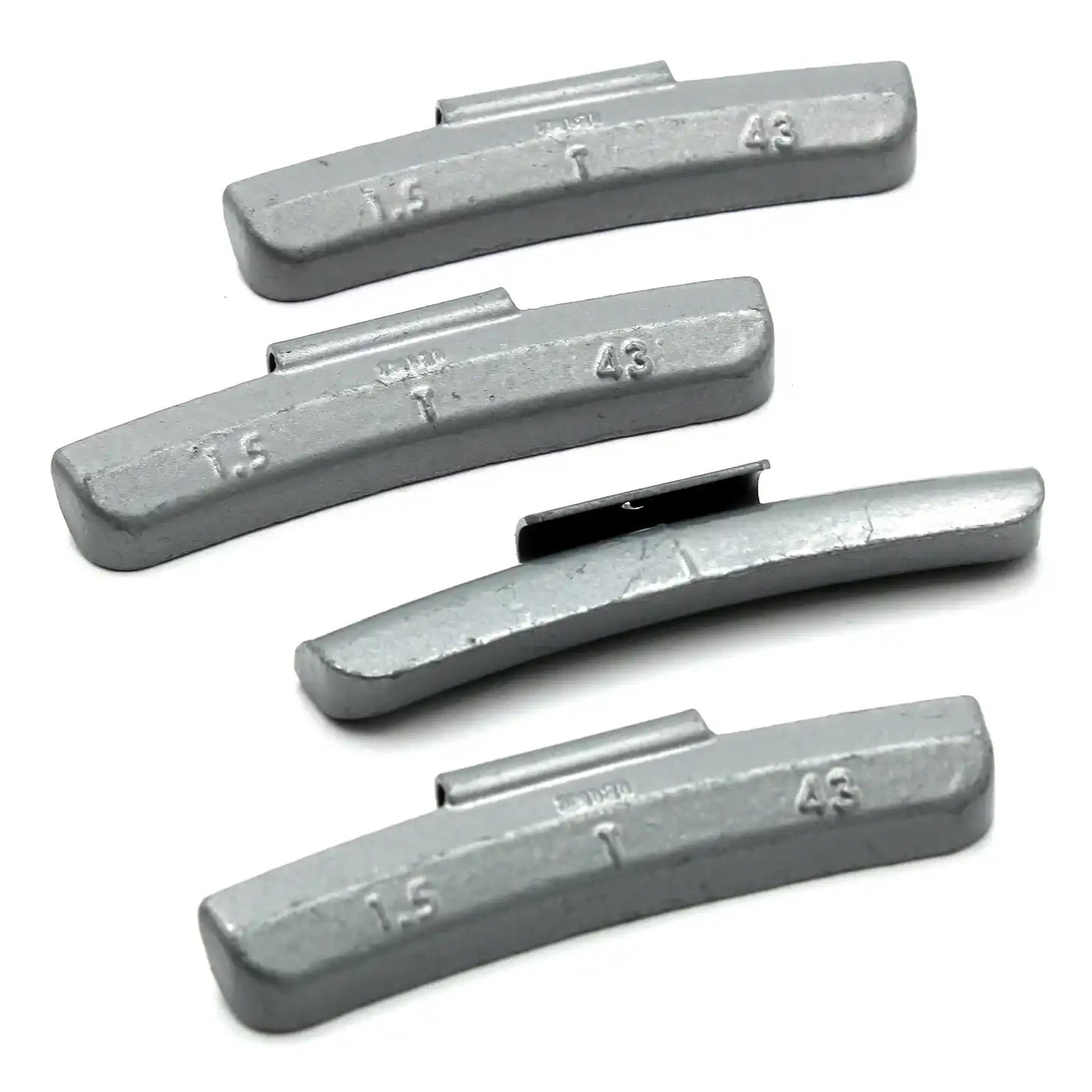 T 1.50oz Zinc Clip on Wheel Weights for SUV Light Truck Steel Rims 50 PCS, additional view 4