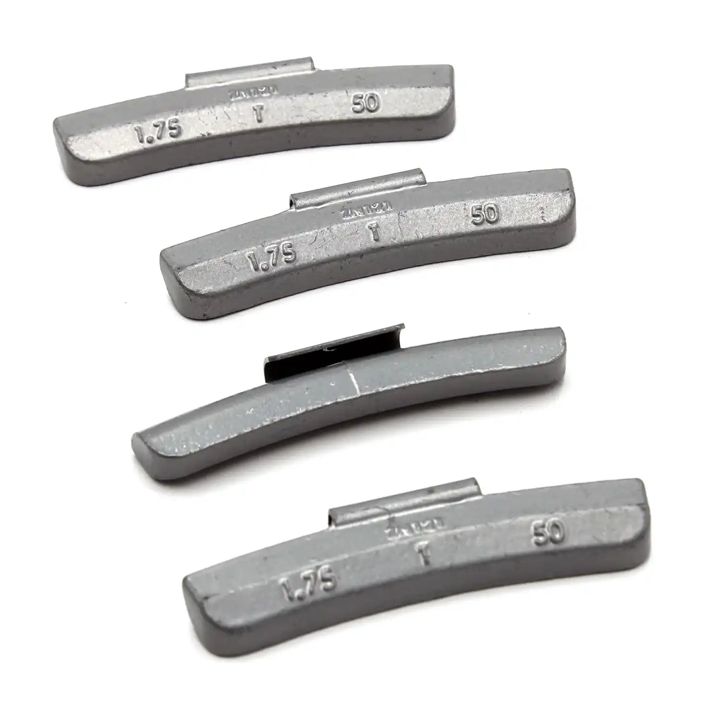 T 1.75oz Zinc Clip on Wheel Weights for SUV Light Truck Steel Rims 50 PCS, additional view 4