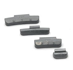 T Zinc Clip on Wheel Weights Assortment 0.25 0.50 0.75 1.0oz for SUV Light Truck Steel Rims 100 PCS, alternate view